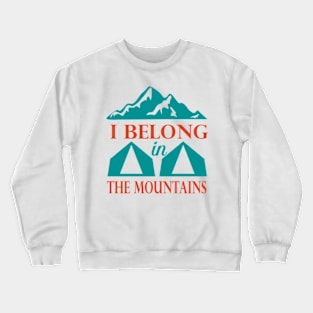 Mountanis Camping Crewneck Sweatshirt